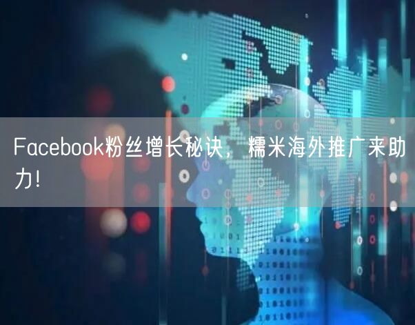 Facebook粉丝增长秘诀,糯米海外推广来助力!