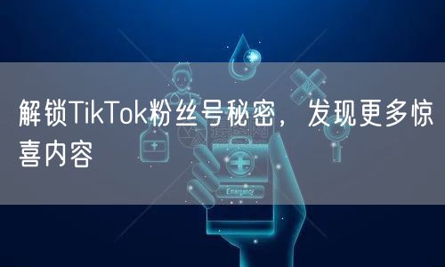 解锁TikTok粉丝号秘密，发现更多惊喜内容