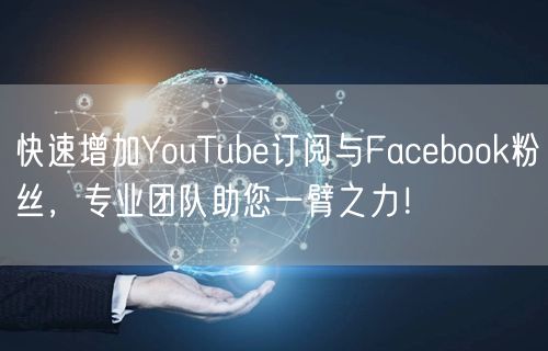 快速增加YouTube订阅与Facebook粉丝，专业团队助您一臂之力！