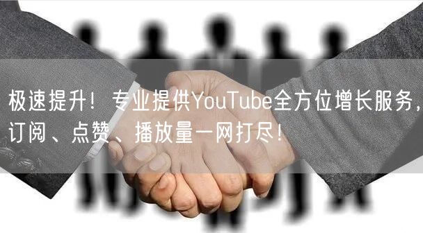 极速提升!专业提供YouTube全方位增长服务,订阅、点赞、播放量一网打尽!