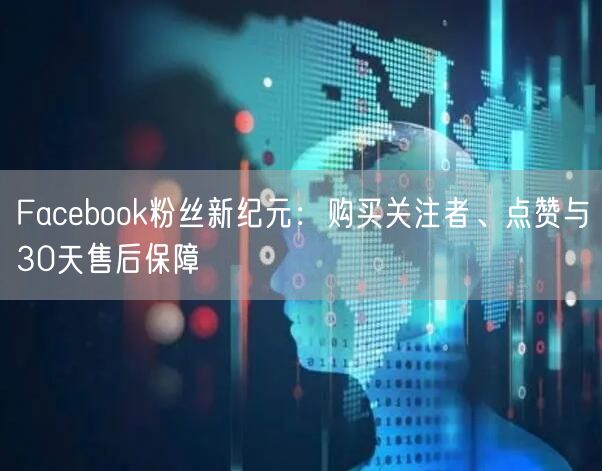 Facebook粉丝新纪元：购买关注者、点赞与30天售后保障