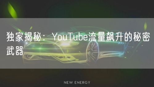 独家揭秘：YouTube流量飙升的秘密武器