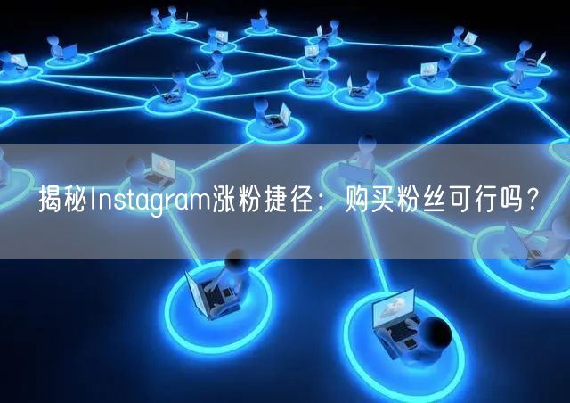 揭秘Instagram涨粉捷径:购买粉丝可行吗?