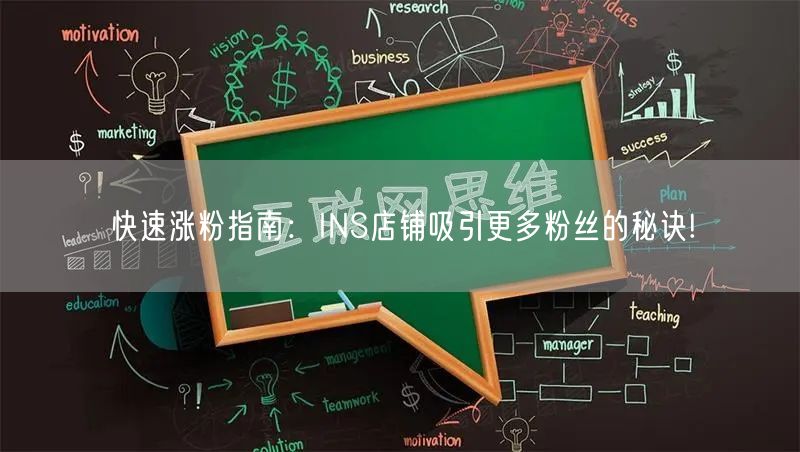 快速涨粉指南：INS店铺吸引更多粉丝的秘诀!