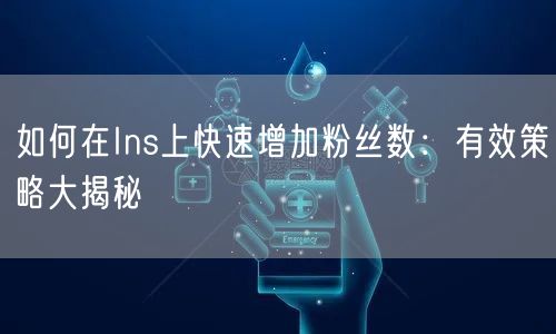 如何在Ins上快速增加粉丝数:有效策略大揭秘