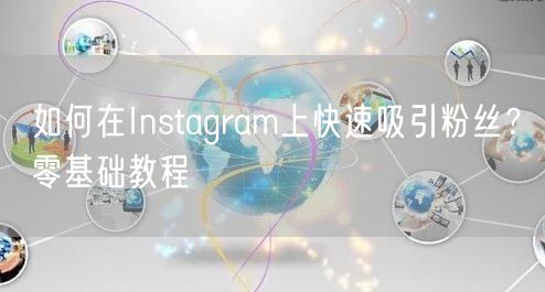 如何在Instagram上快速吸引粉丝?零基础教程