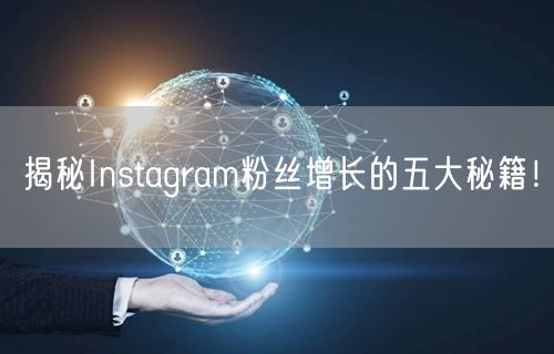 揭秘Instagram粉丝增长的五大秘籍！