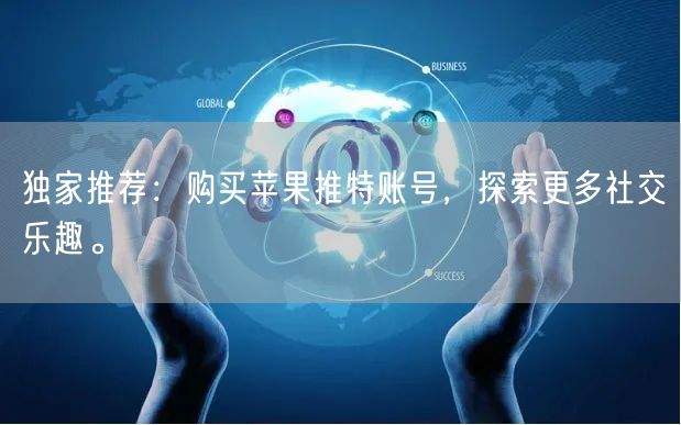 独家推荐:购买苹果推特账号,探索更多社交乐趣。