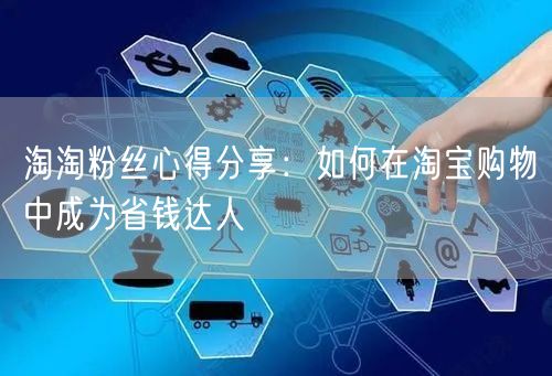 淘淘粉丝心得分享：如何在淘宝购物中成为省钱达人