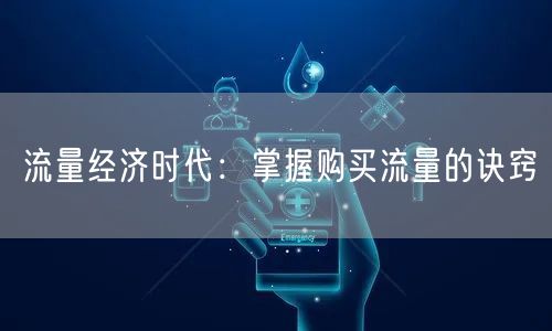 流量经济时代:掌握购买流量的诀窍