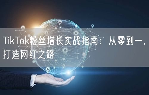 TikTok粉丝增长实战指南：从零到一，打造网红之路