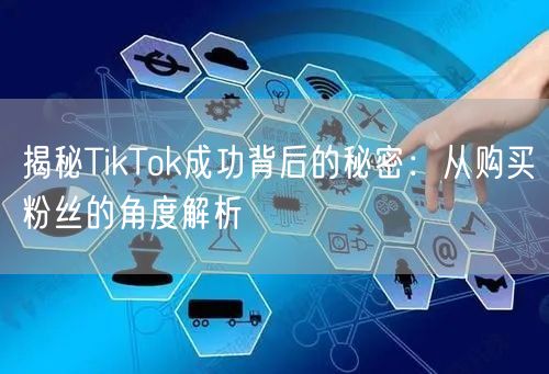 揭秘TikTok成功背后的秘密：从购买粉丝的角度解析